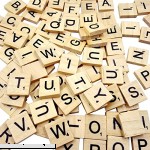 Sunnyglade 500PCS Wood Letter Tiles  Wooden Scrabble Tiles A-Z Capital Letters for Crafts Pendants Spelling 500PCS B07D77QJP6